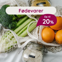 Fdevarer - Op til 20 %